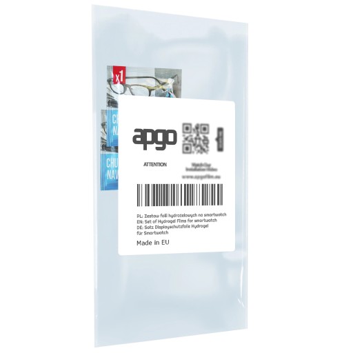 3x Apgo hydrogélová fólia pre Xiaomi Redmi Watch 4, ochranná