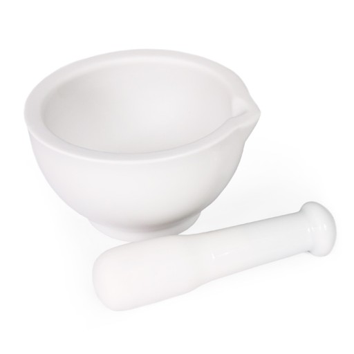 Porcelánový mažiar s paličkou 10,5 cm