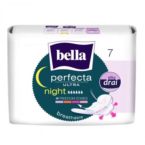 Bella Perfecta Ultra Night hygienické vložky 7 ks.