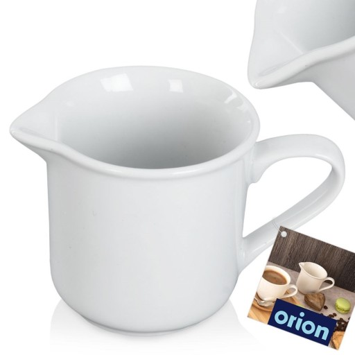Malý porcelánový džbán MLECZNIK na mlieko, smotanu, omáčky, dipy, 100 ml