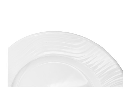 Biely tanier tanier 21 cm River Lubiana
