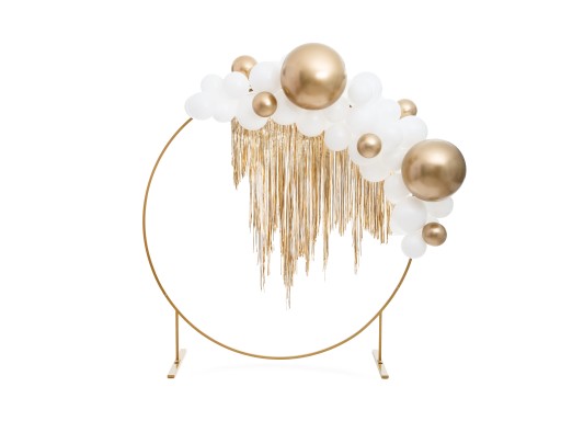 Balóny Communion Baptism Gold White Confetti 30 ks