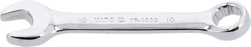 YATO CHROME KRÁTKY KOMBINOVANÝ KĽÚČ 10 mm