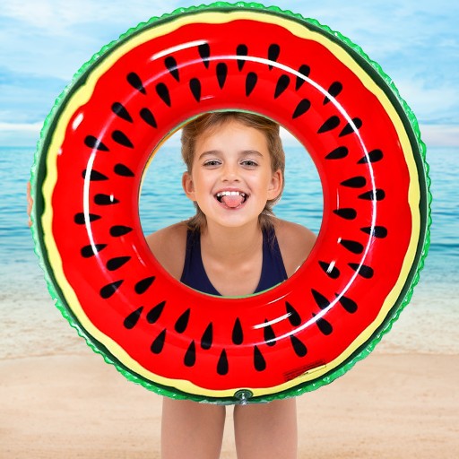 PLÁVACIE KOLESO PRE DETI NAFUKOVACÍ KRUH NA BAZÉNOVÝ VODNÝ MELÓN 60CM