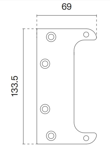 Enger Frame list pre montáž 3D pántu
