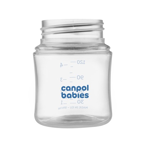 CANPOL SADA FĽAŠI NA UCHOVÁVANIE MLIEČNEJ POTRAVINY 120ml 3 ks. 0+ 35/235