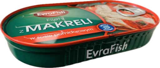 MAKERELOVÝ FILET S RAJČAKAMI 170G EVRAFISH