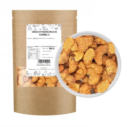 CELÉ KŠU ORIEŠKY V KARAMELI 250g PI-ORIEŠKY