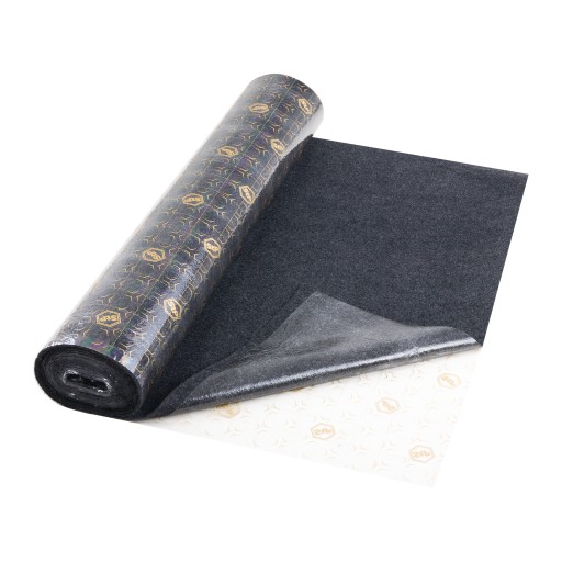 Samolepiaca kobercová sivá podšívka 2mm látkový materiál na strop
