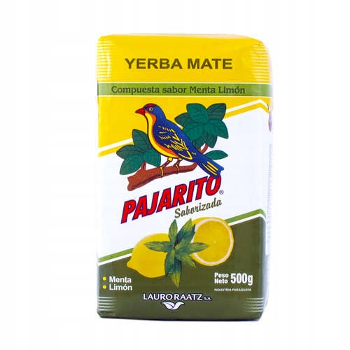 Yerba maté Pajarito Menta Limon 500g Citrónová mäta