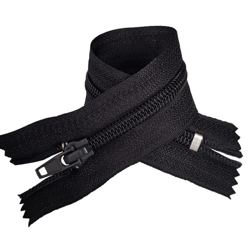 ŠPIRÁLOVÝ Zips 60cm ČIERNA