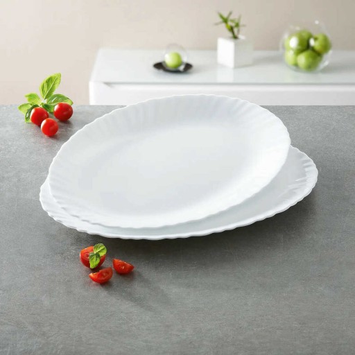 Feston tanier 23 cm biely LUMINARC