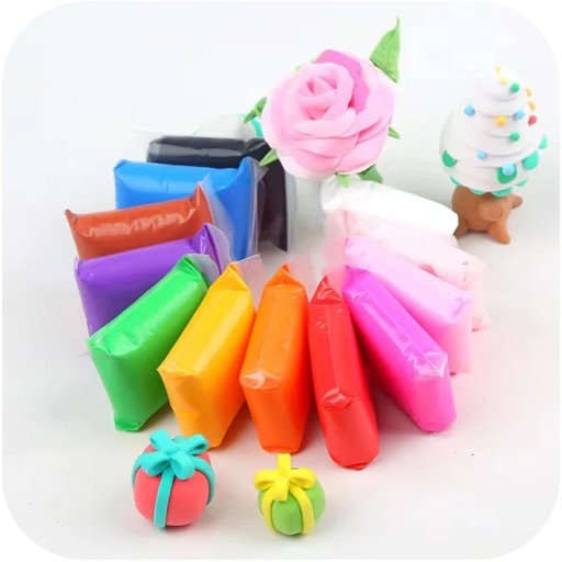 12 KS MAGICKÝ POLYMÉR PLAYSTINE SENSO FOAM CLAY FOAM CLAY CLAY