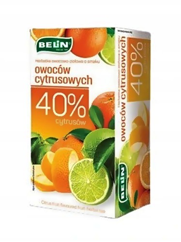 Citrusový čaj 20 vrecúšok BELIN