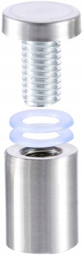4 Montážne rozpery 12x20 INOX Montážna vzdialenosť Dekoratívne upevnenie