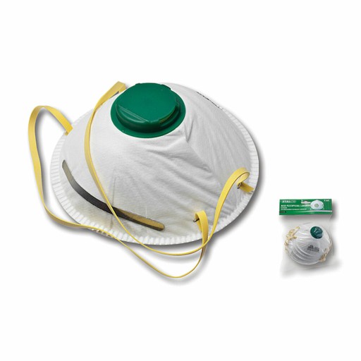 Protiprachová maska s ventilom typu FFP1