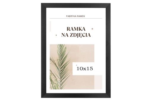 Fotorámik 10x15 čierny fotorámik A6