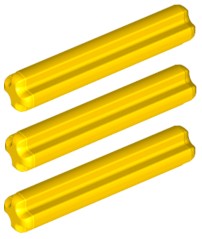 LEGO Technic Axle 3 žltá (4519/6130007) 3 ks
