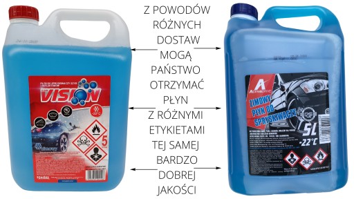 ZIMNÁ KVAPALINA DO OSTREKOVAČOV -22°C 5L ACTIVE DRIVE