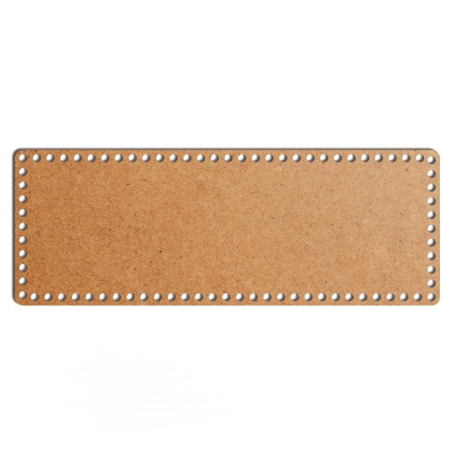 šedý základný košík dno 19x52cm HDF obdĺžnik