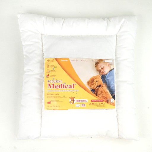 VANKÚŠ PLOCHÝ PRE DETI MEDICAL 40x40 AMW 95*C