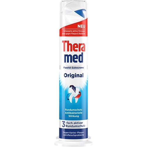 Zubná pasta Theramed Original v tube s pumpičkou, 100 ml DE