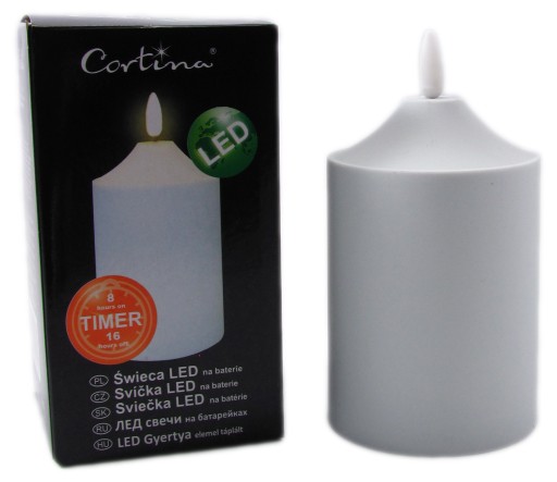 LED vložka do sviečok Cortina 14 cm