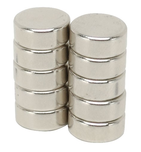 Neodymový magnet Silný cylindrický držiak N42 10 kusov