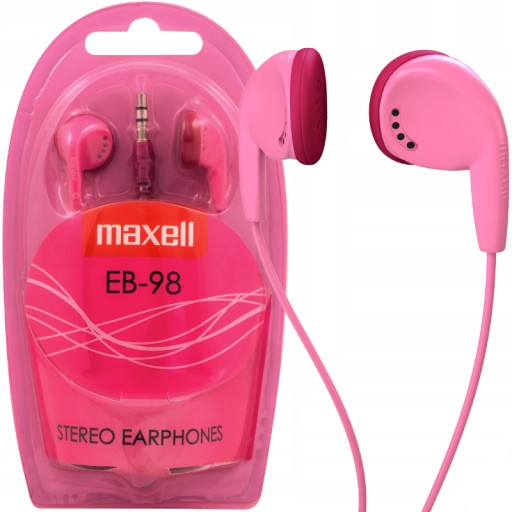 Slúchadlá do uší Maxell EB-98 ružové 303454