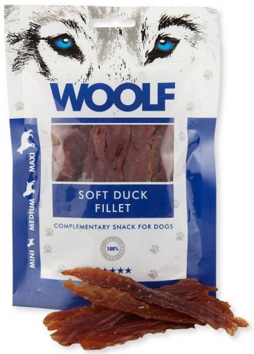 WOOLF Mäkká kačacia filet pre psa 100g