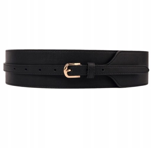 Boho Leather Belt Dámsky opasok Široký korzet Guma