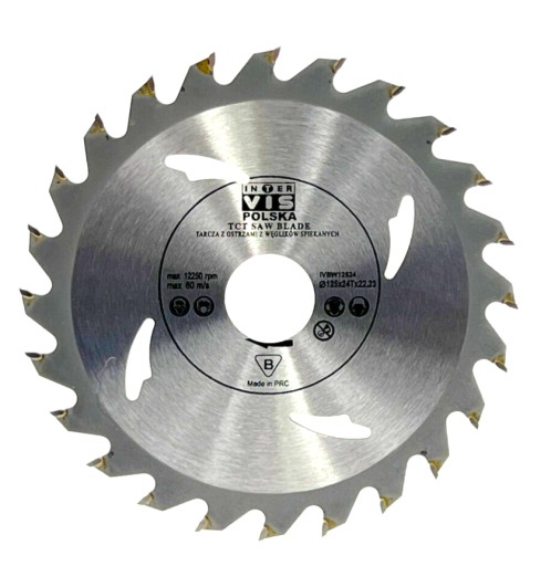 WIDIA WOOD SHIELD 125 mm x 22,2 x 24T WIDIA