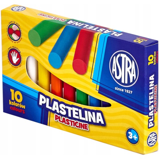 Školská plastelína PRE DETI 10 kusov Astra