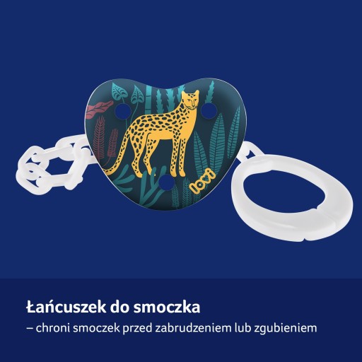 LOVI retiazka na cumlík JUNGLE VIBES 10/892