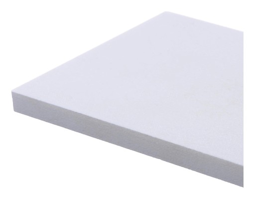 Doska z penového PVC, biela - 1mm - Vyrobená na mieru