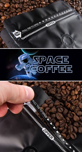 Zmes čerstvo pražených kávových zŕn Space Coffee 50G pre kávovar na espresso