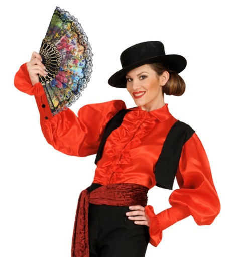 ŠPANIELSKÝ VENTILÁTOR RÔZNE VZORKY GEJŠA ELEGANTNÉ