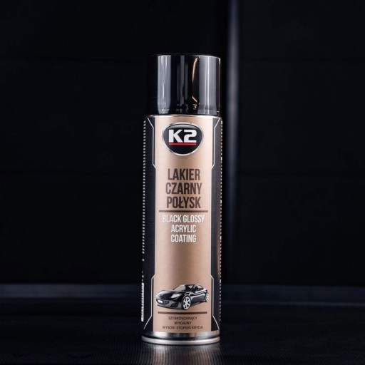K2 AKRYLOVÝ LESK ČIERNY LESK 500 ML SPREJ