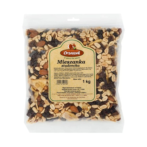Študentská orechová zmes Orzeszek 100 g