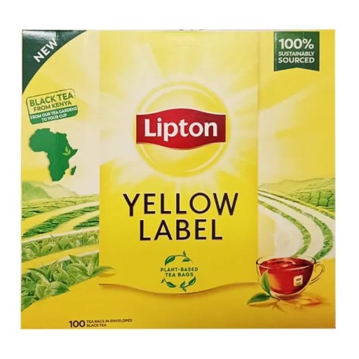 Lipton Yellow Label čaj čierny expresný 100 ks obálok