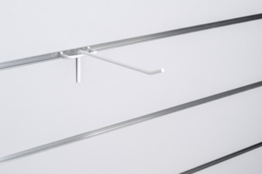 Jednoduchý háčik pre Shop Space Wall, biely, 30 cm