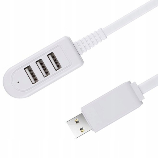 HUB 3x USB 120 cm SHORT PORT SPLITTER