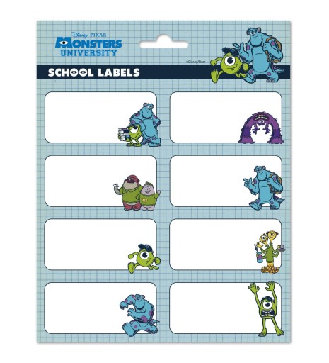 Nálepky na notebook Monsters Inc. 16 ks