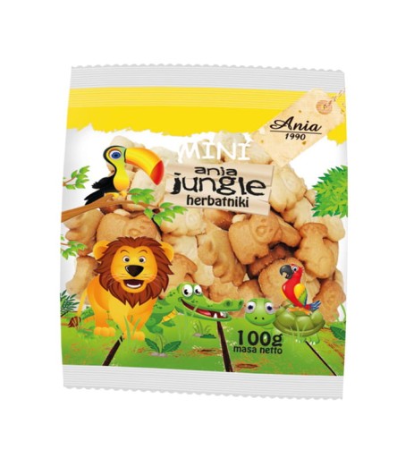 Mini Zoo pšeničné sušienky 100g - Ania
