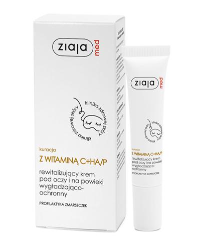 ZIAJA MED Dermatologické ošetrenie s vitamínom C + HA/P očný krém 15 ml