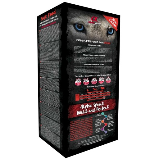 Alpha Spirit suché mäkké krmivo JUNIOR 200g