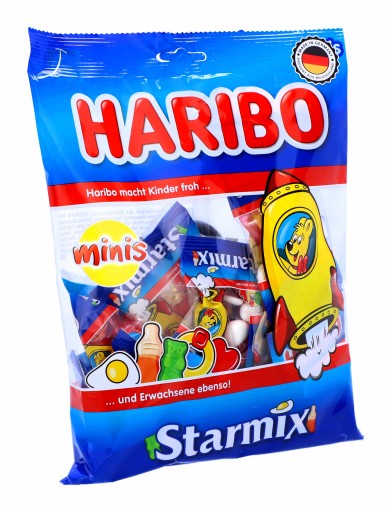 HARIBO Starmix MINI MIX Príchute ovocné želé 250g