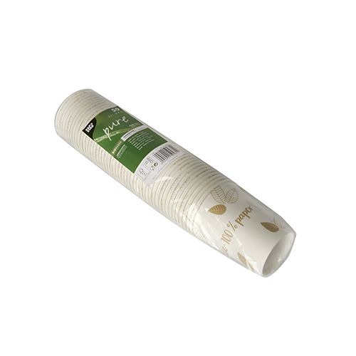 Ekologické papierové poháre ZERO % PLASTIC 250 ml 50 ks (bez poplatkov za SUP)