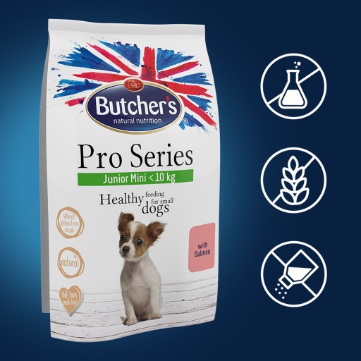 Butchers Pro Series Dog Junior suché krmivo pre psov losos 800g