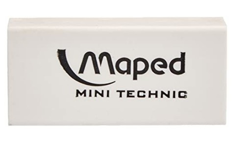 TECHNIC 300 MINI MAPED ERASER 011300